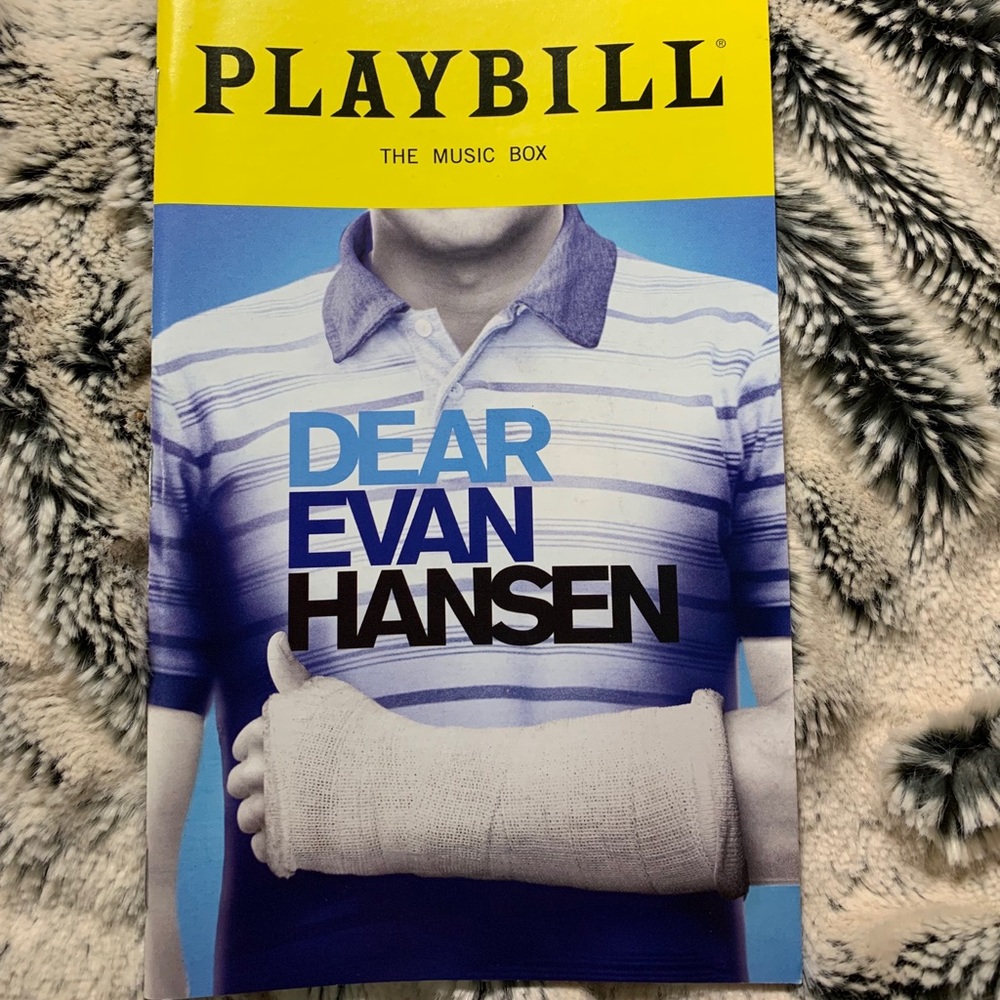 Dear Evan Hansen Playbill